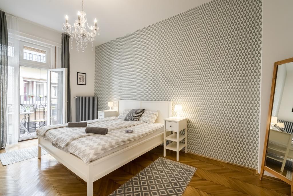 Bpr Charming Design Apartment With Balcony, A/C Budapest Esterno foto