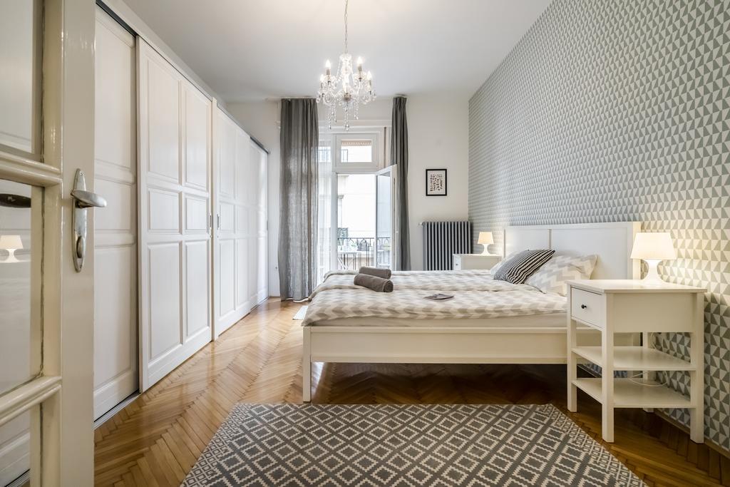Bpr Charming Design Apartment With Balcony, A/C Budapest Esterno foto